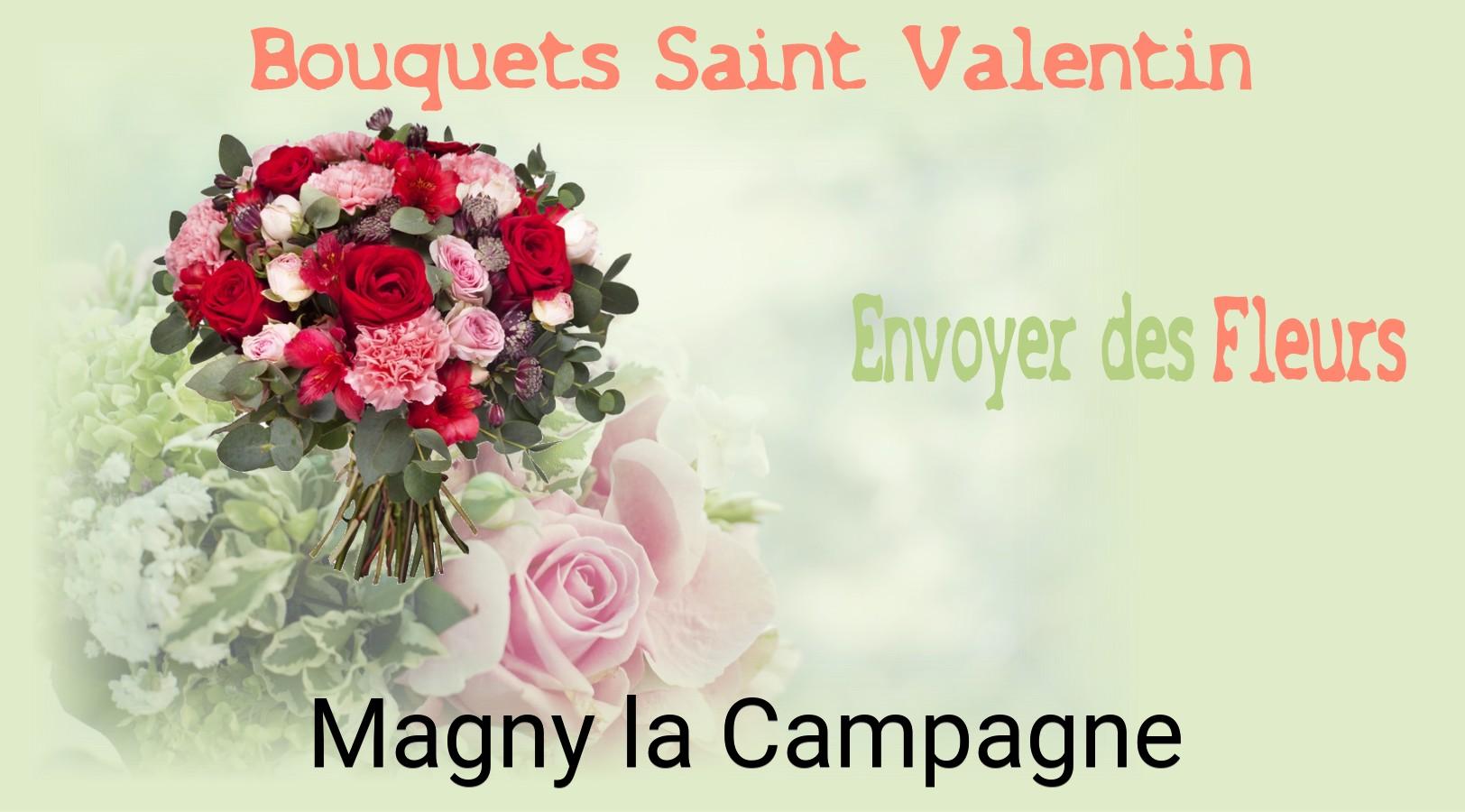 Roses de Saint-Valentin livrées à Magny-la-Campagne